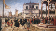 Копия картины "the repatriation of the english ambassadors" художника "карпаччо витторе"