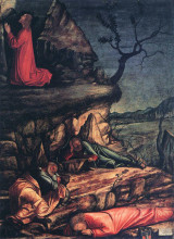 Репродукция картины "the agony in the garden" художника "карпаччо витторе"