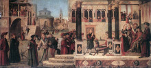 Картина "the miracle of st. tryphonius" художника "карпаччо витторе"