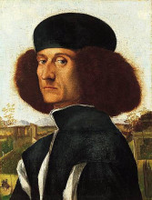 Картина "portrait of a venetian nobleman" художника "карпаччо витторе"