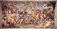 Картина "triumph of bacchus and ariadne" художника "карраччи аннибале"