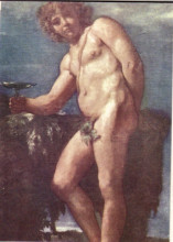 Картина "bacchus" художника "карраччи аннибале"
