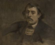 Копия картины "portrait of paul gauguin" художника "каррьер эжен"
