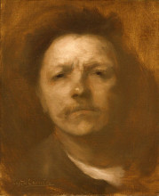 Картина "self-portrait" художника "каррьер эжен"