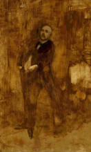 Картина "portrait of clemenceau" художника "каррьер эжен"