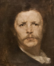 Репродукция картины "self-portrait" художника "каррьер эжен"