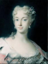 Репродукция картины "maria theresa, archduchess of habsburg" художника "каррьера розальба"