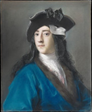 Репродукция картины "portrait of gustavus hamilton, 2nd viscount boyne in masquerade costume" художника "каррьера розальба"