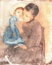 Репродукция картины "малыш билл" художника "кассат мэри"