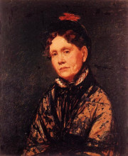 Копия картины "миссис роберт симпсон кассат" художника "кассат мэри"