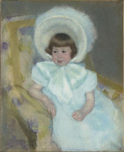 Копия картины "портрет луизы авроры виллербеф" художника "кассат мэри"