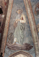 Репродукция картины "st. john the evangelist" художника "кастаньо андреа дель"