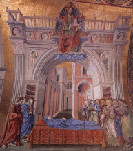 Картина "dormition of the virgin" художника "кастаньо андреа дель"