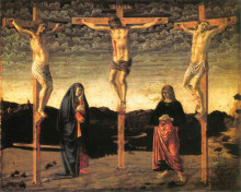 Репродукция картины "crucifixion" художника "кастаньо андреа дель"