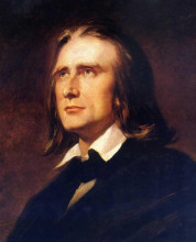 Копия картины "portrait of ferenc liszt" художника "каульбах вильгельм фон"