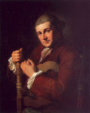 Репродукция картины "garrick" художника "кауфман ангелика"