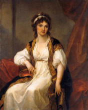 Картина "portrait of a young woman" художника "кауфман ангелика"