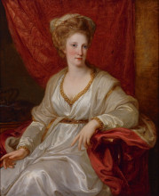 Копия картины "portrait of maria carolina of austria" художника "кауфман ангелика"