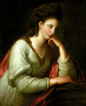 Картина "portrait of mme latouce" художника "кауфман ангелика"