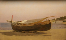 Копия картины "boat dragged on shore" художника "кёбке кристен"