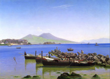 Копия картины "bay of naples" художника "кёбке кристен"