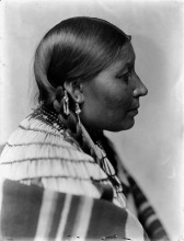 Картина "wife of american horse, dakota sioux" художника "кезебир гертруда"