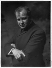 Картина "portrait of george luks" художника "кезебир гертруда"