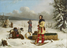 Копия картины "portrait of john henry lefroy" художника "кейн пол"