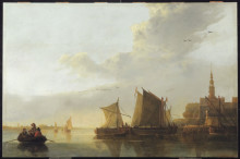 Картина "view of dordrecht" художника "кёйп альберт"