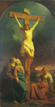 Копия картины "christ of the cross" художника "кёлер иоганн"