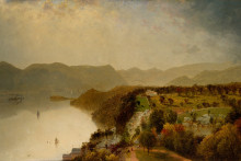 Картина "view from cozzen&#39;s hotel near west point, n.y." художника "кенсетт джон фредерик"