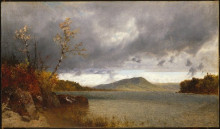 Картина "lake george" художника "кенсетт джон фредерик"