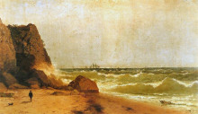 Картина "near newport, rhode island" художника "кенсетт джон фредерик"