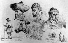 Копия картины "орловский александр осипович " художника "кипренский орест"