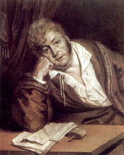 Репродукция картины "portrait of a. davydov" художника "кипренский орест"