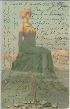 Репродукция картины "women dominating landscapes" художника "кирхнер рафаэль"