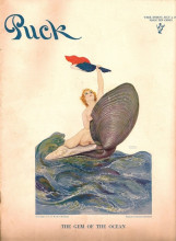 Репродукция картины "the gem of the ocean, puck magazine" художника "кирхнер рафаэль"