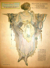 Репродукция картины "grace darling, hearst&#39;s sunday american" художника "кирхнер рафаэль"
