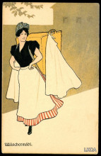 Копия картины "laundry woman" художника "кирхнер рафаэль"