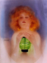 Копия картины "green lantern" художника "кирхнер рафаэль"