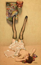 Копия картины "impassive mask" художника "кирхнер рафаэль"
