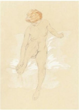 Копия картины "nude drawings" художника "кирхнер рафаэль"