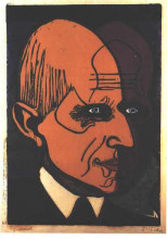 Копия картины "head of dr. bauer" художника "кирхнер эрнст людвиг"