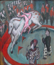 Копия картины "equestrienne" художника "кирхнер эрнст людвиг"