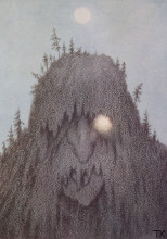 Картина "forest troll" художника "киттельсен теодор"