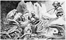 Копия картины "krigen mellom froskene og musene 07" художника "киттельсен теодор"