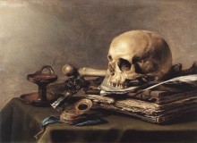 Копия картины "vanitas. still life" художника "клас питер"