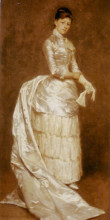 Копия картины "charlotte dufaux, in her wedding dress" художника "клаус эмиль"