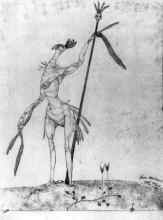 Репродукция картины "phenix" художника "клее пауль"