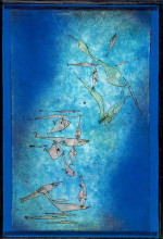 Репродукция картины "fish image" художника "клее пауль"